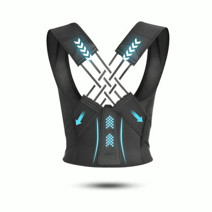Premium Posture Corrector Shoulder Belt – Adjustable Back Support Brace for Men & Women